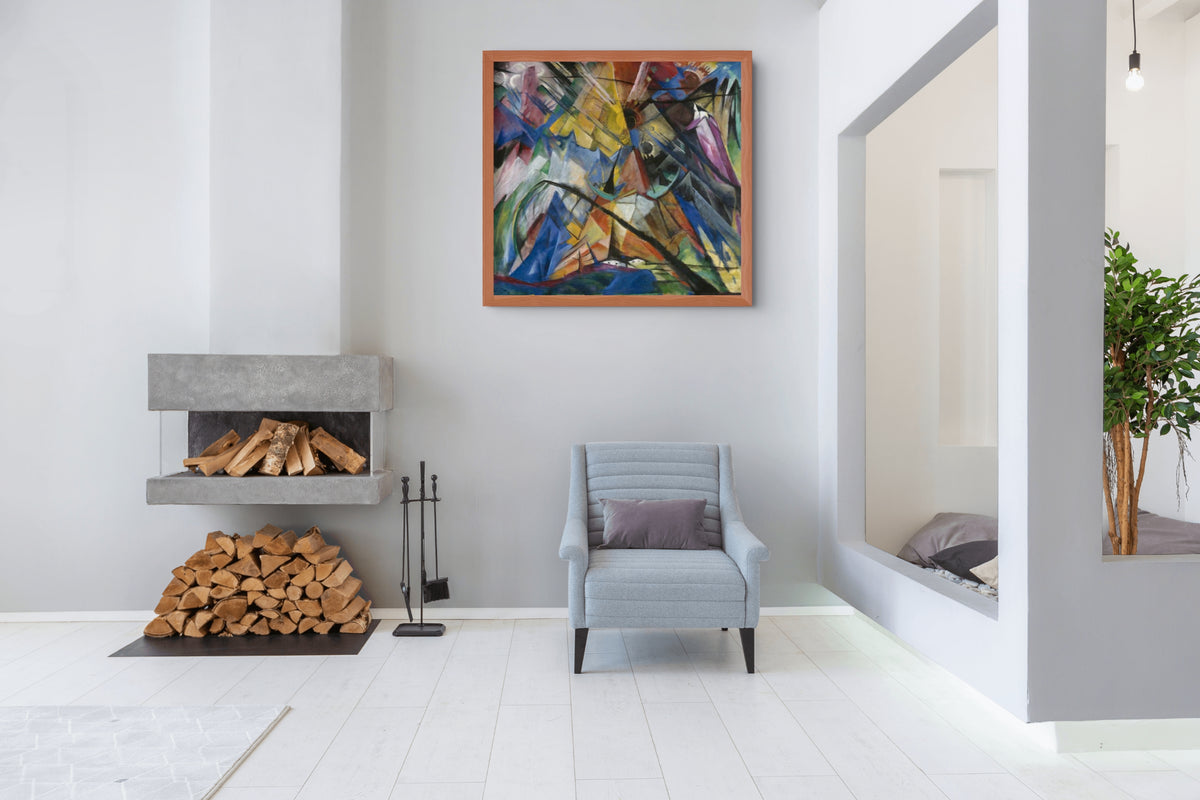Tirol - Franz Marc - Lienzo premium 430g (calidad de galeria)