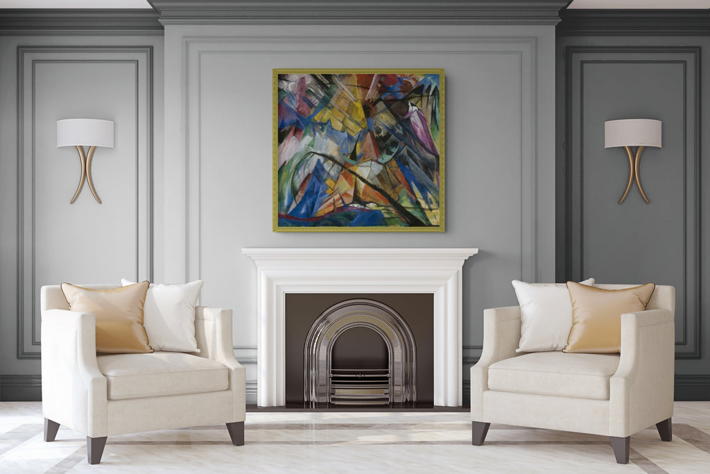 Tirol - Franz Marc - Lienzo premium 430g (calidad de galeria)