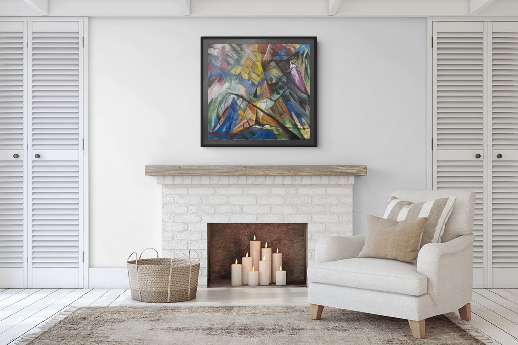 Tirol - Franz Marc - Lienzo premium 430g (calidad de galeria)