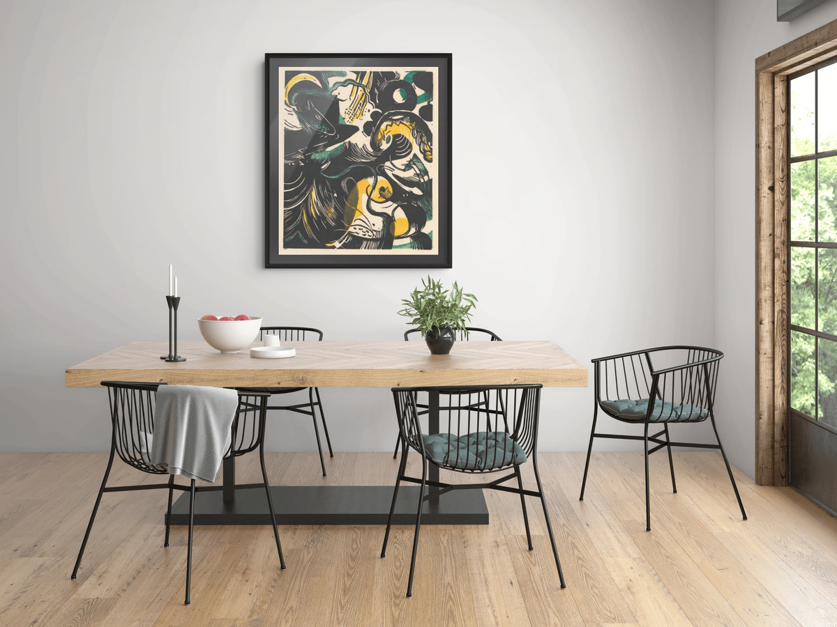 L'histoire de la création II - Franz Marc - Toile premium 430g (qualité galerie)