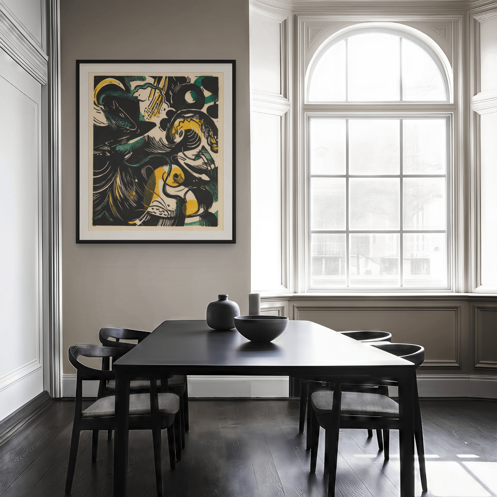 L'histoire de la création II - Franz Marc - Toile premium 430g (qualité galerie)