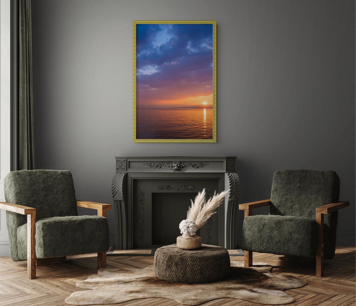 Cielo y Paisaje - Lienzo premium 430g (calidad de galeria)
