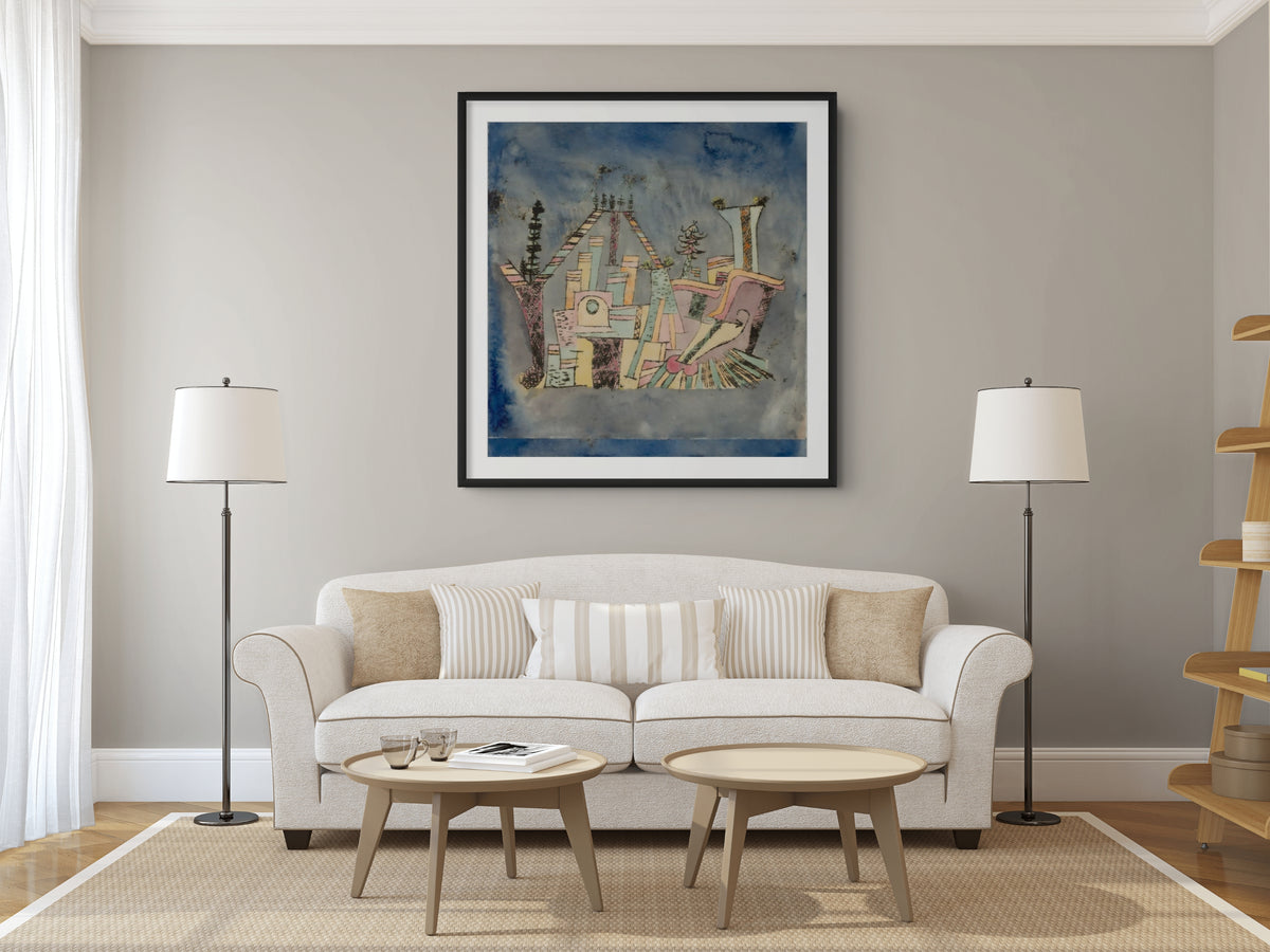 Jardín sobre escombros - Paul Klee - Lienzo premium 430g (calidad de galeria)