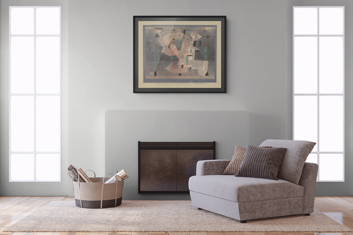 Garden Plan - Paul Klee - Premium 430g canvas (gallery quality)