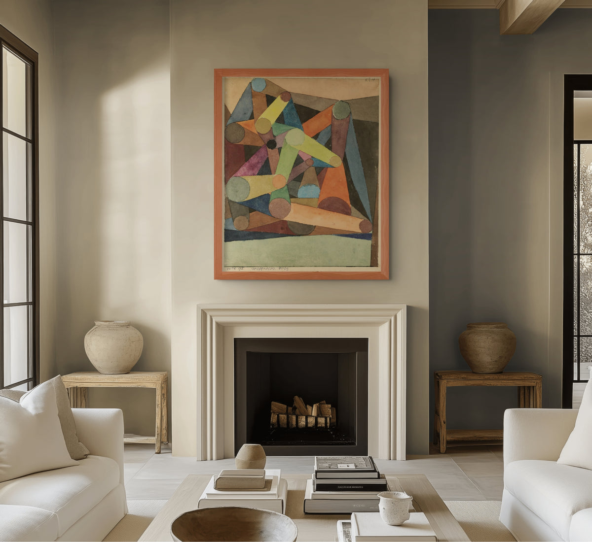 Montaña abierta - Paul Klee - Lienzo premium 430g (calidad de galeria)