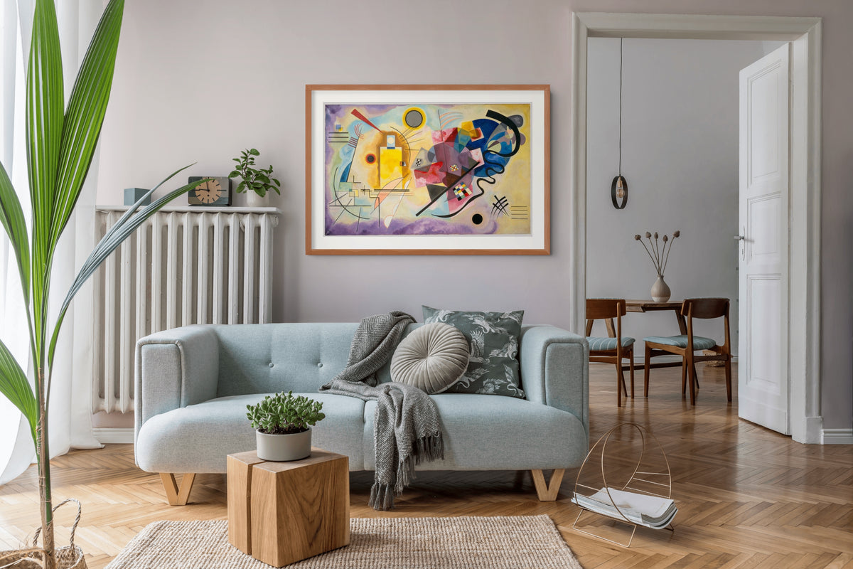 Yellow, Red, Blue - Wassily Kandinsky - Premium Canvas 430g (gallery quality)