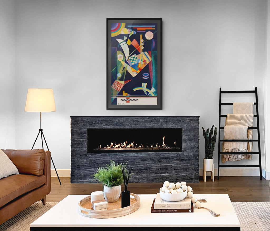 Couple on Horseback - Wassily Kandinsky - Premium 430g canvas (gallery quality)