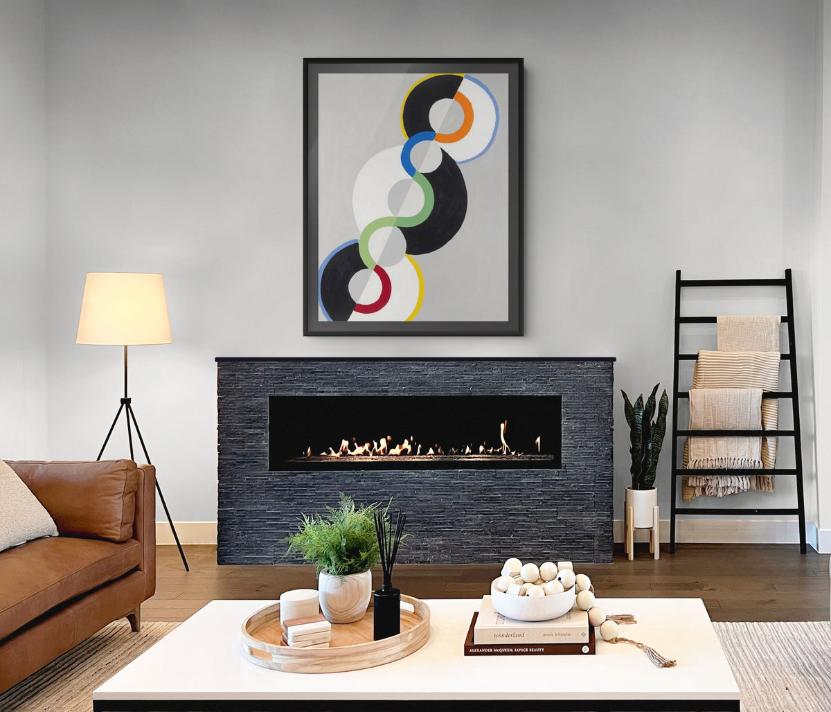 Simultaneous Windows - Robert Delaunay - Premium 430g Canvas (gallery quality)