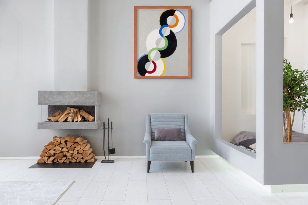 Simultaneous Windows - Robert Delaunay - Premium 430g Canvas (gallery quality)