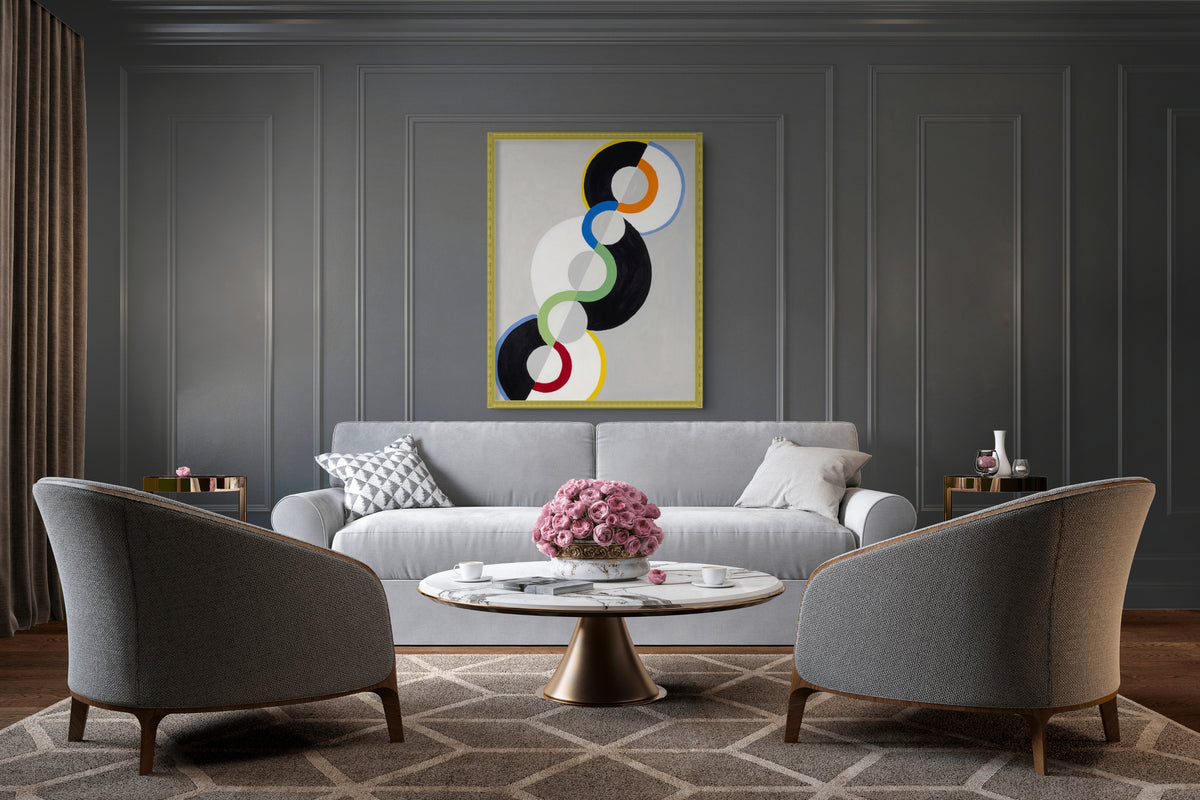 Simultaneous Windows - Robert Delaunay - Premium 430g Canvas (gallery quality)