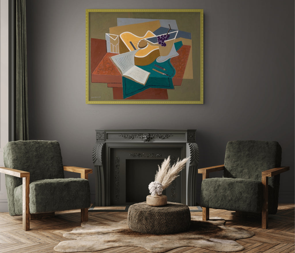 L'as de carreau - Juan Gris - Toile premium 430g (qualité galerie)