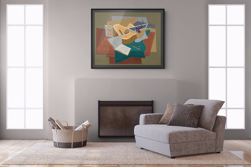 L'as de carreau - Juan Gris - Toile premium 430g (qualité galerie)