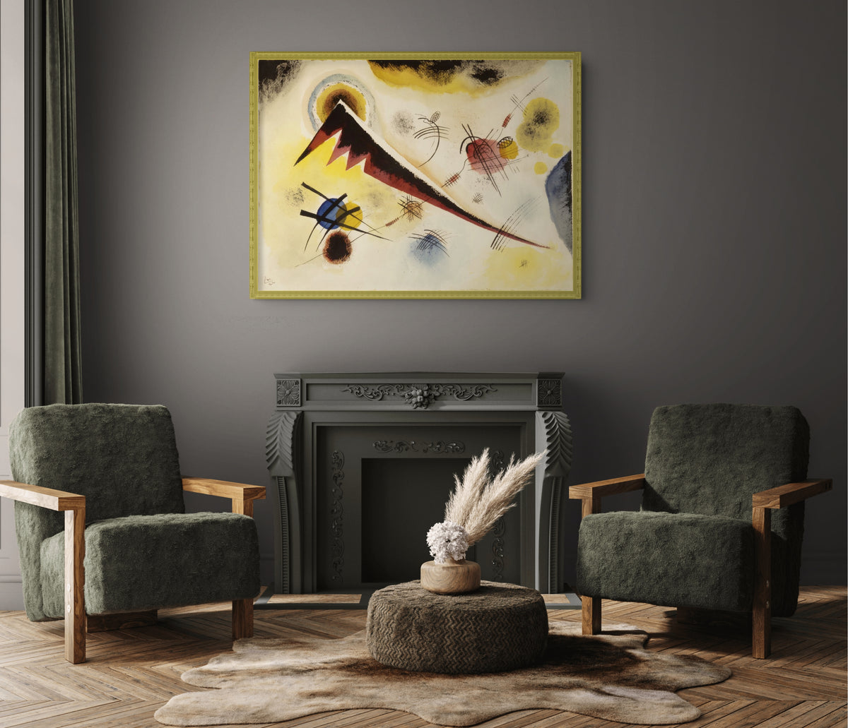 Fin de año - Wassily Kandinsky - Lienzo premium 430g (calidad de galeria)