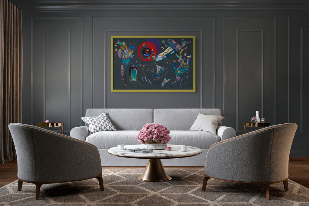 Couple à cheval - Vassily Kandinsky - Toile premium 430g (qualité galerie)