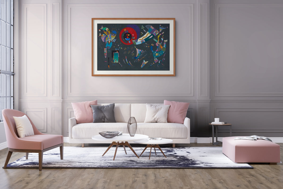 Alrededor del círculo - Wassily Kandinsky - Lienzo premium 430g (calidad de galeria)