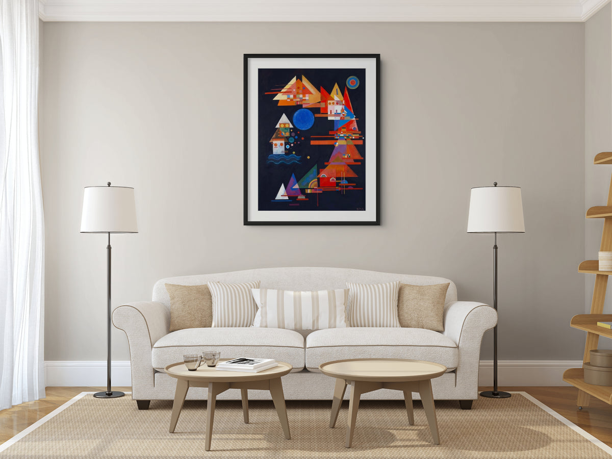 Puntos en el arco - Wassily Kandinsky - Lienzo premium 430g (calidad de galeria)