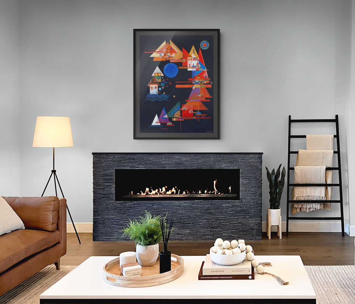 Puntos en el arco - Wassily Kandinsky - Lienzo premium 430g (calidad de galeria)