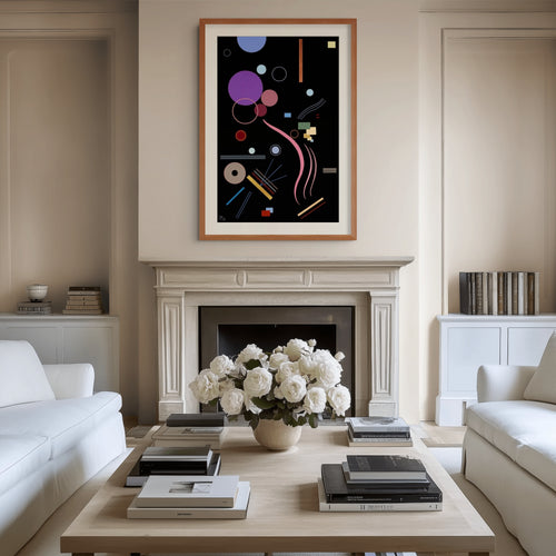 Azentrales - Wassily Kandinsky - Lienzo premium 430g (calidad de galeria)