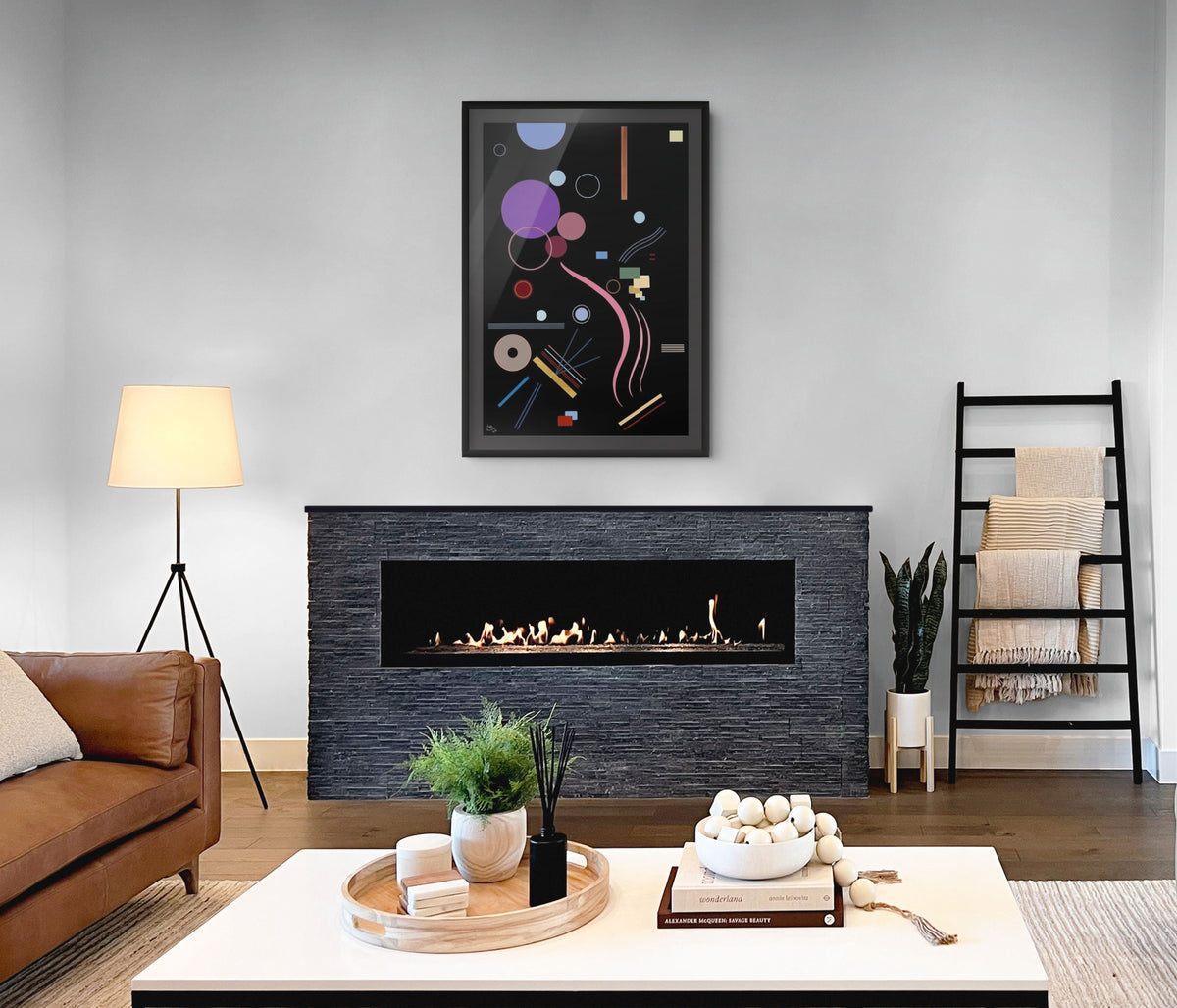 Azentrales - Wassily Kandinsky - Lienzo premium 430g (calidad de galeria)