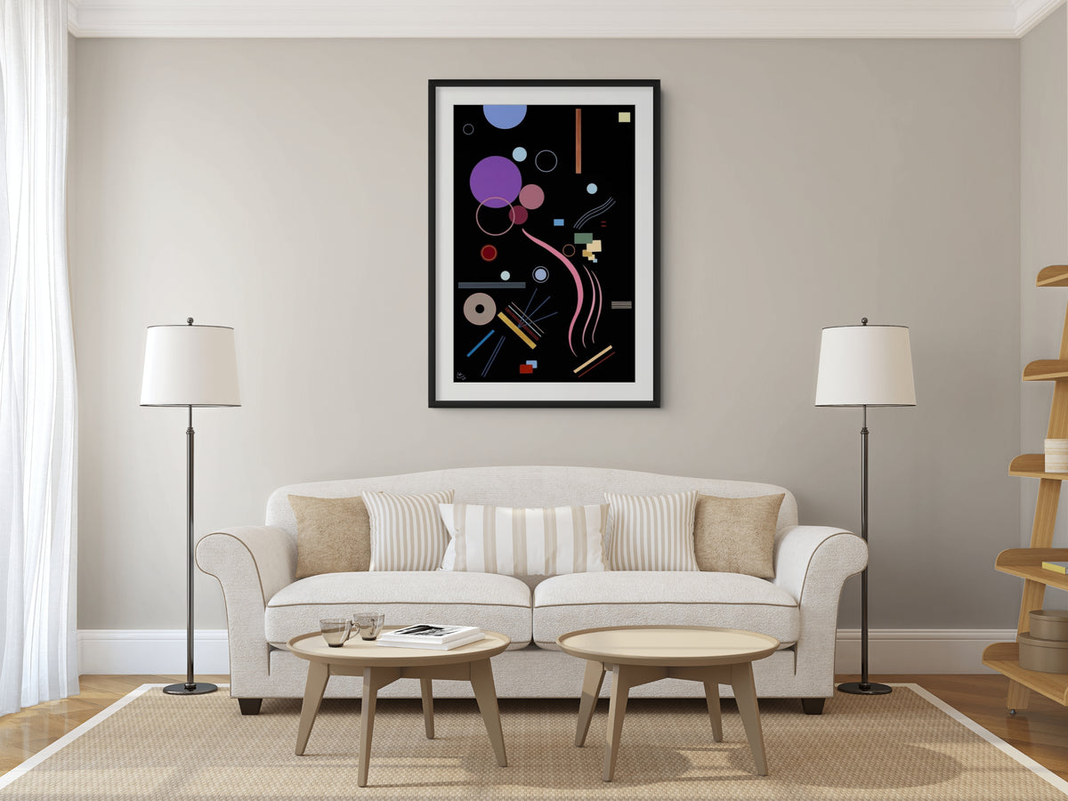 Azentrales - Wassily Kandinsky - Lienzo premium 430g (calidad de galeria)