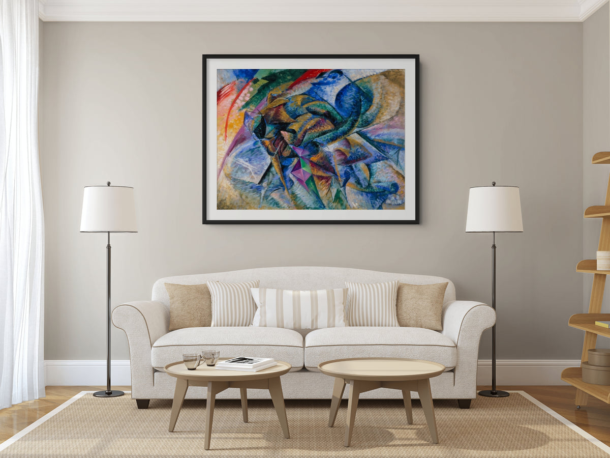 Le buveur - Umberto Boccioni - Toile premium 430g (qualité galerie)