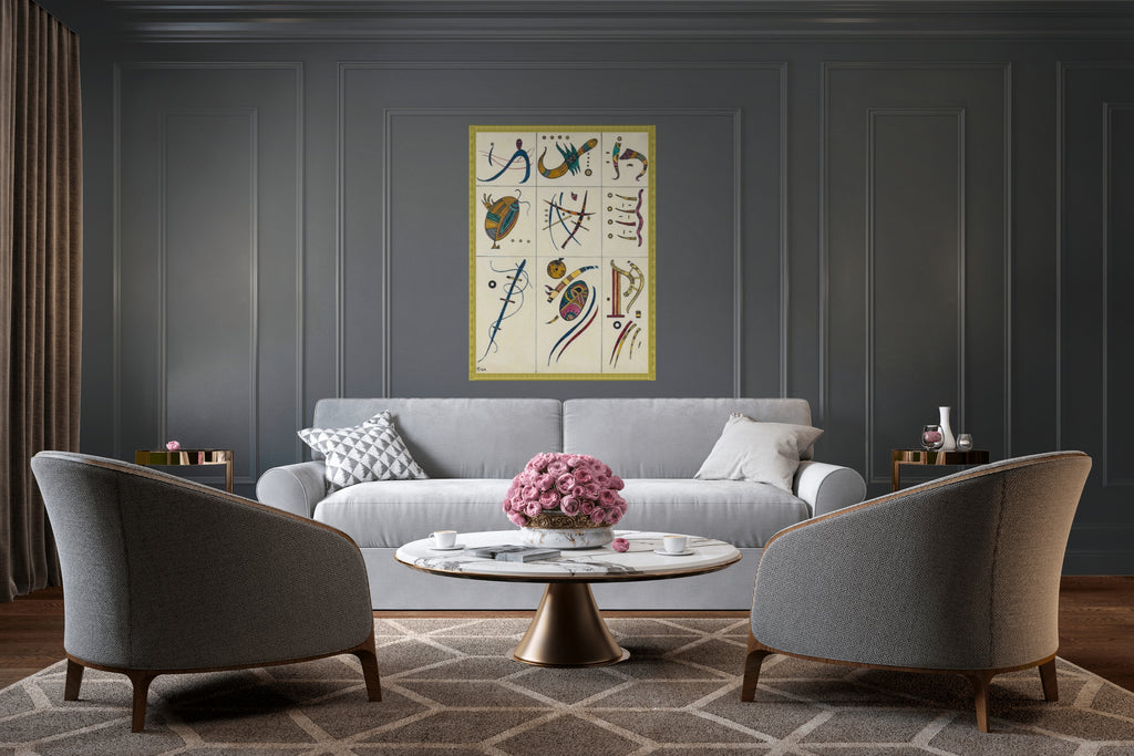 Couple à cheval - Vassily Kandinsky - Toile premium 430g (qualité galerie)