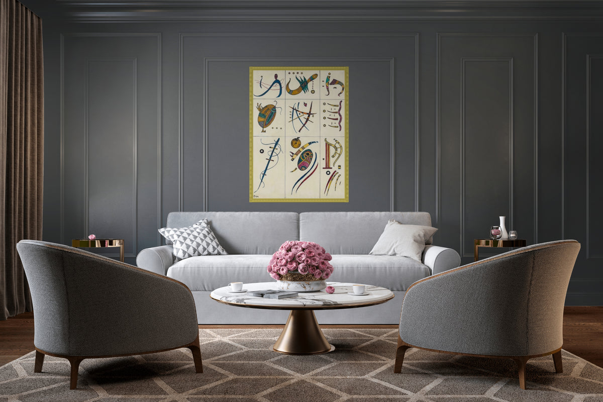 Sin título - Wassily Kandinsky - Lienzo premium 430g (calidad de galeria)