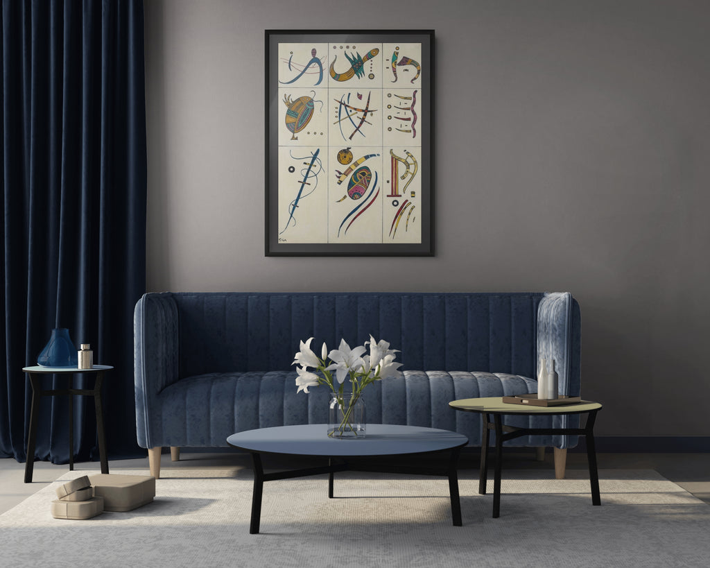 Couple à cheval - Vassily Kandinsky - Toile premium 430g (qualité galerie)
