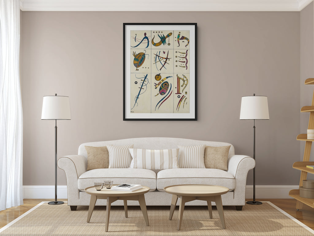 Couple à cheval - Vassily Kandinsky - Toile premium 430g (qualité galerie)