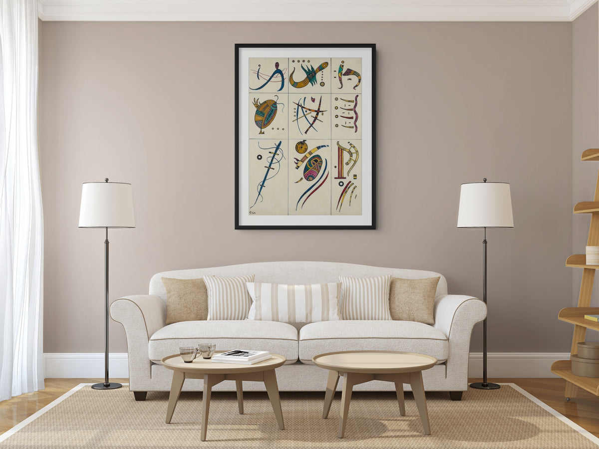 Sin título - Wassily Kandinsky - Lienzo premium 430g (calidad de galeria)