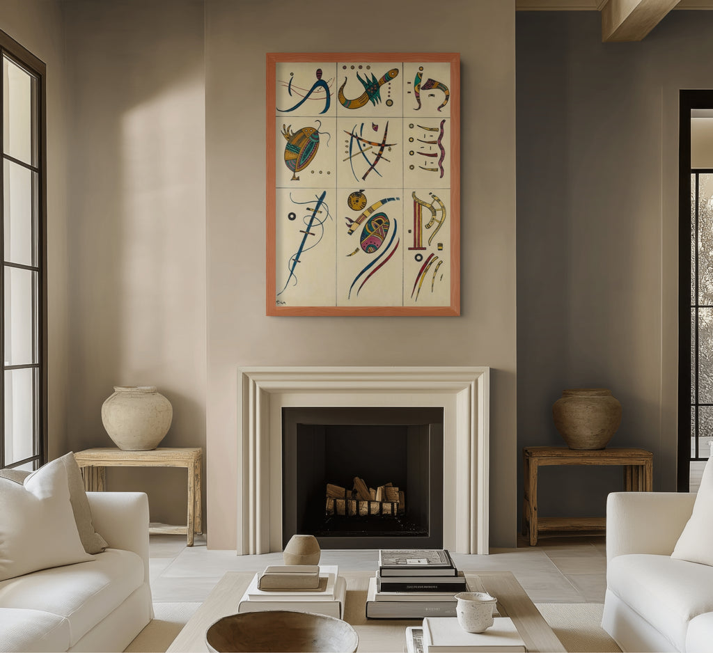 Couple à cheval - Vassily Kandinsky - Toile premium 430g (qualité galerie)