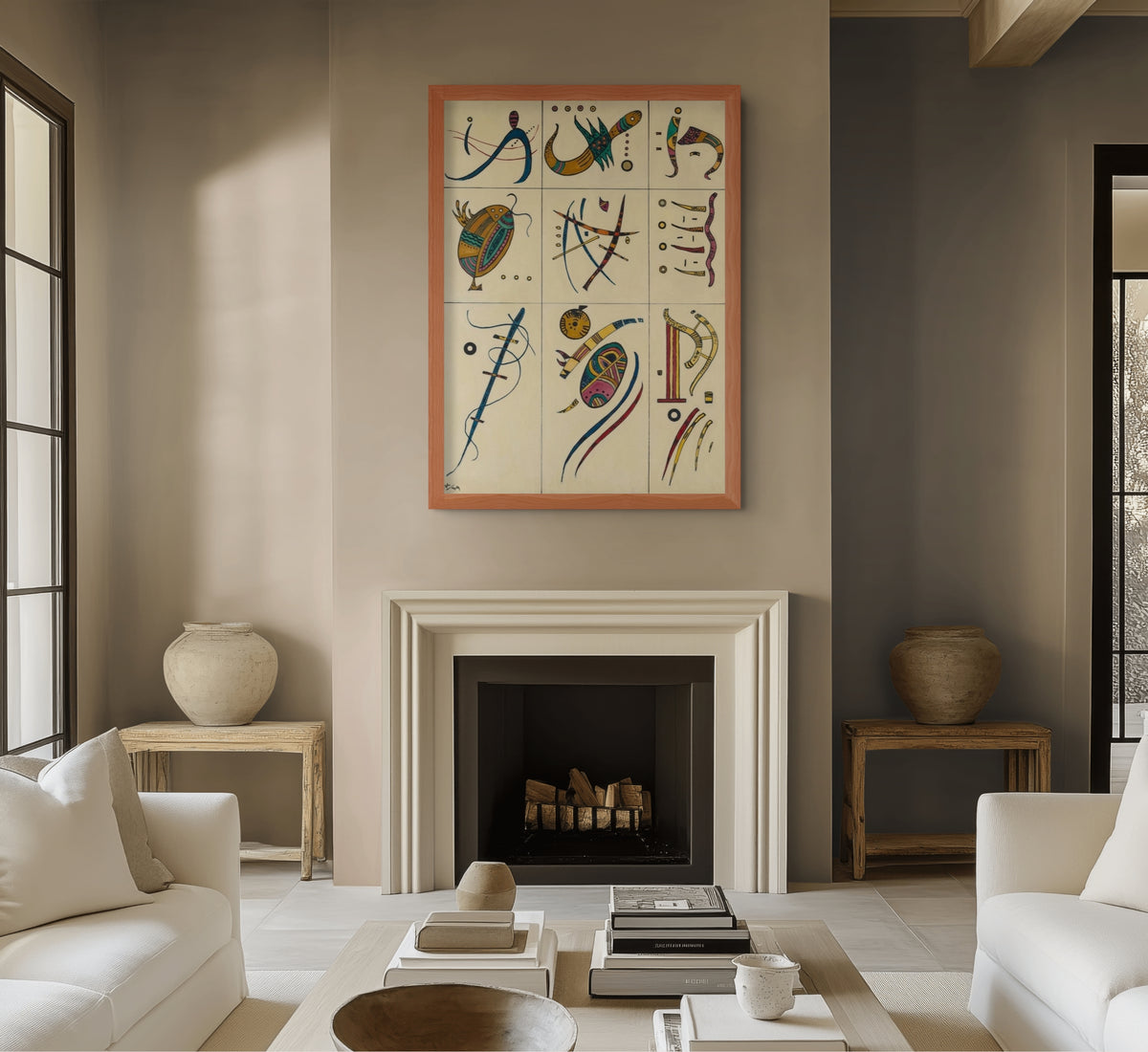 Sin título - Wassily Kandinsky - Lienzo premium 430g (calidad de galeria)
