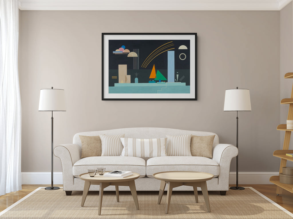 Couple à cheval - Vassily Kandinsky - Toile premium 430g (qualité galerie)