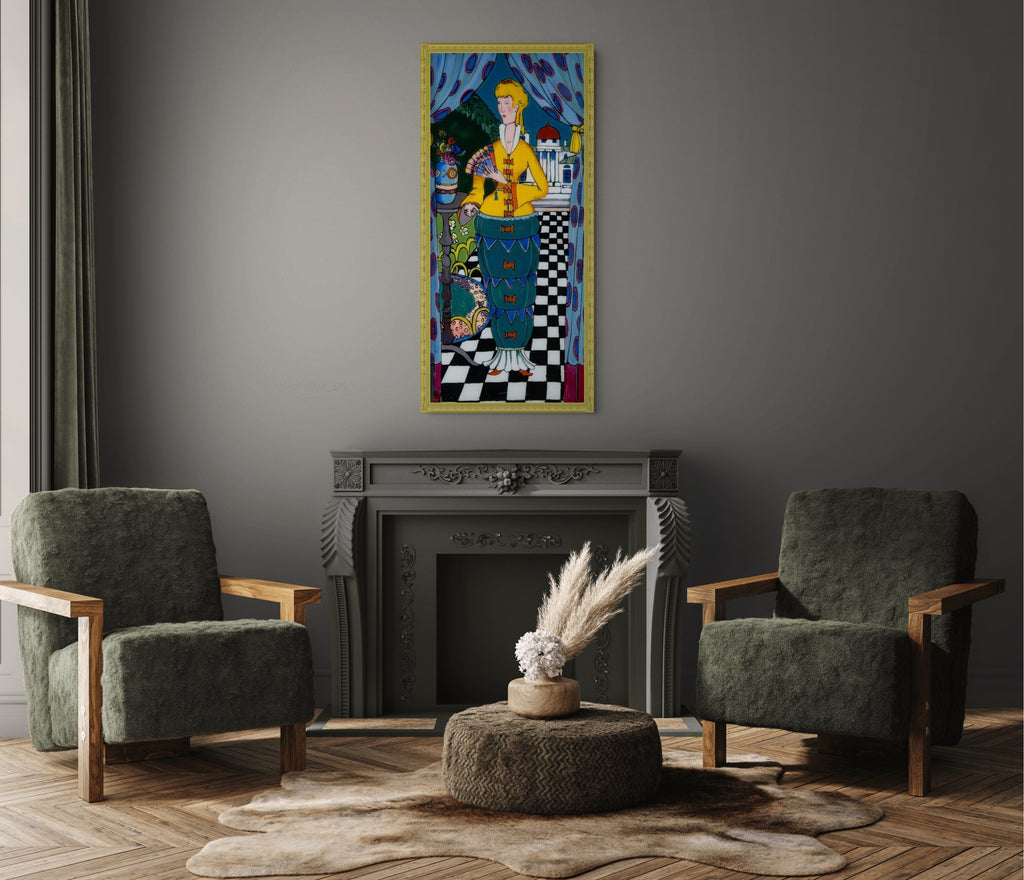 Couple on Horseback - Wassily Kandinsky - Premium 430g canvas (gallery quality)