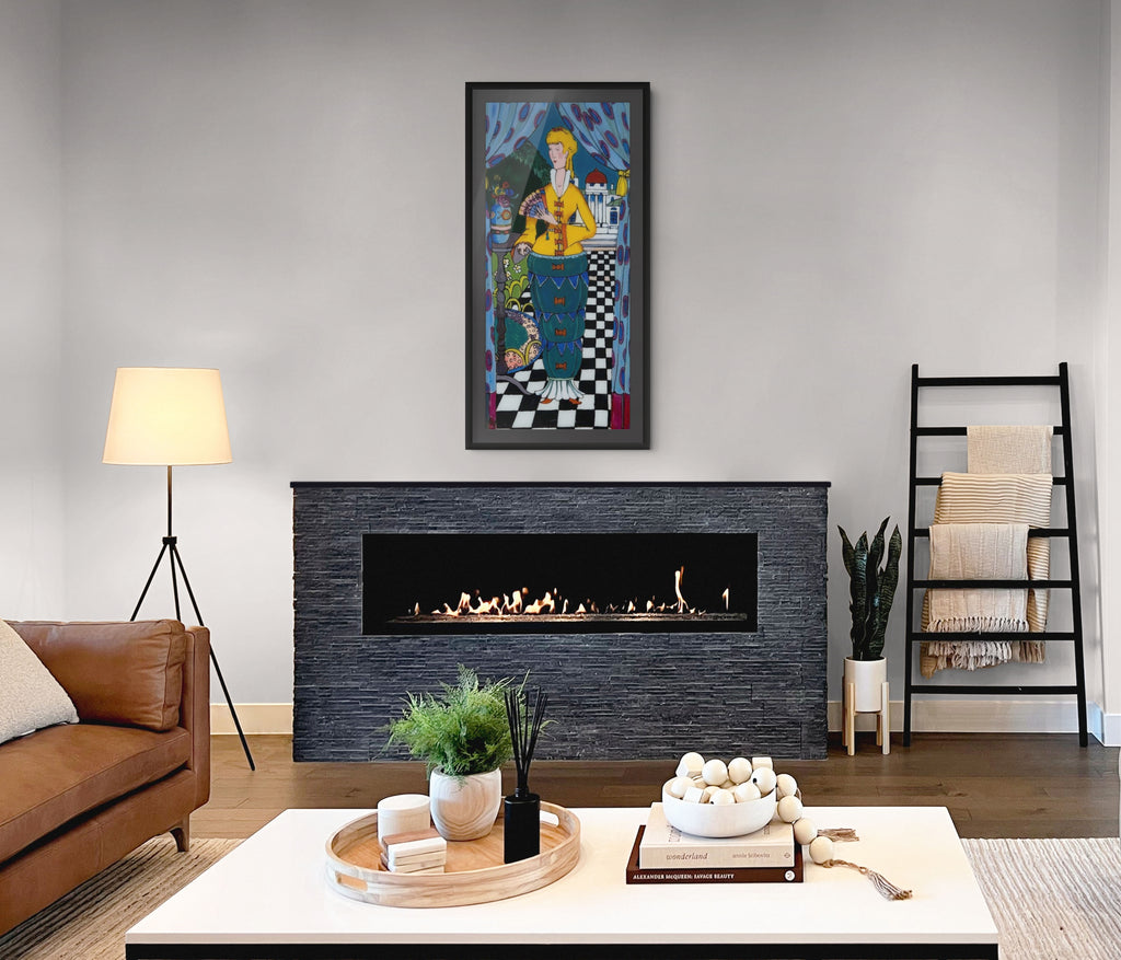 Couple on Horseback - Wassily Kandinsky - Premium 430g canvas (gallery quality)