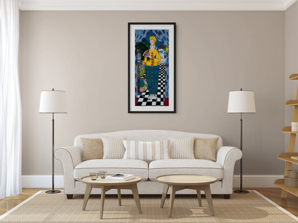 Couple on Horseback - Wassily Kandinsky - Premium 430g canvas (gallery quality)