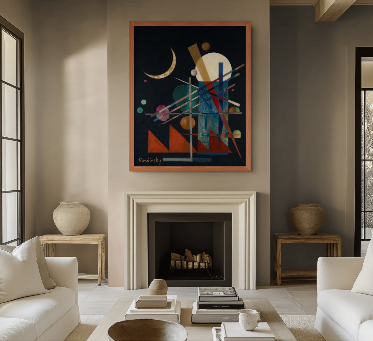 Couple on Horseback - Wassily Kandinsky - Premium 430g canvas (gallery quality)