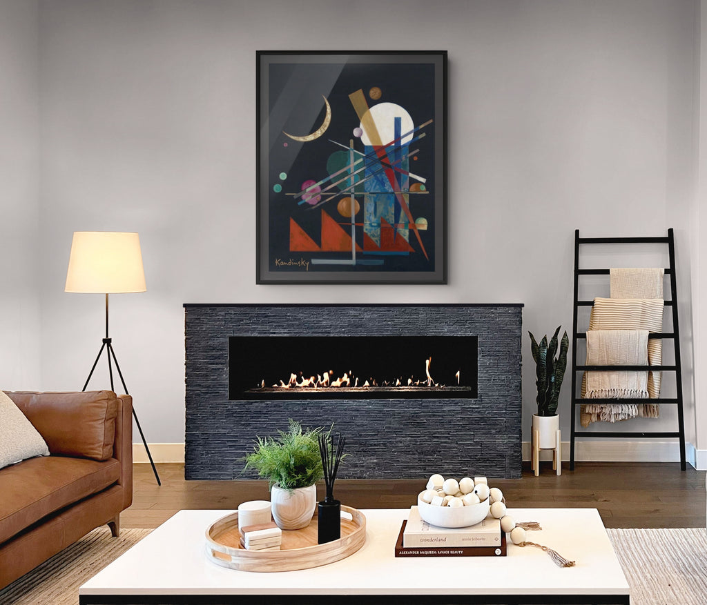 Couple on Horseback - Wassily Kandinsky - Premium 430g canvas (gallery quality)