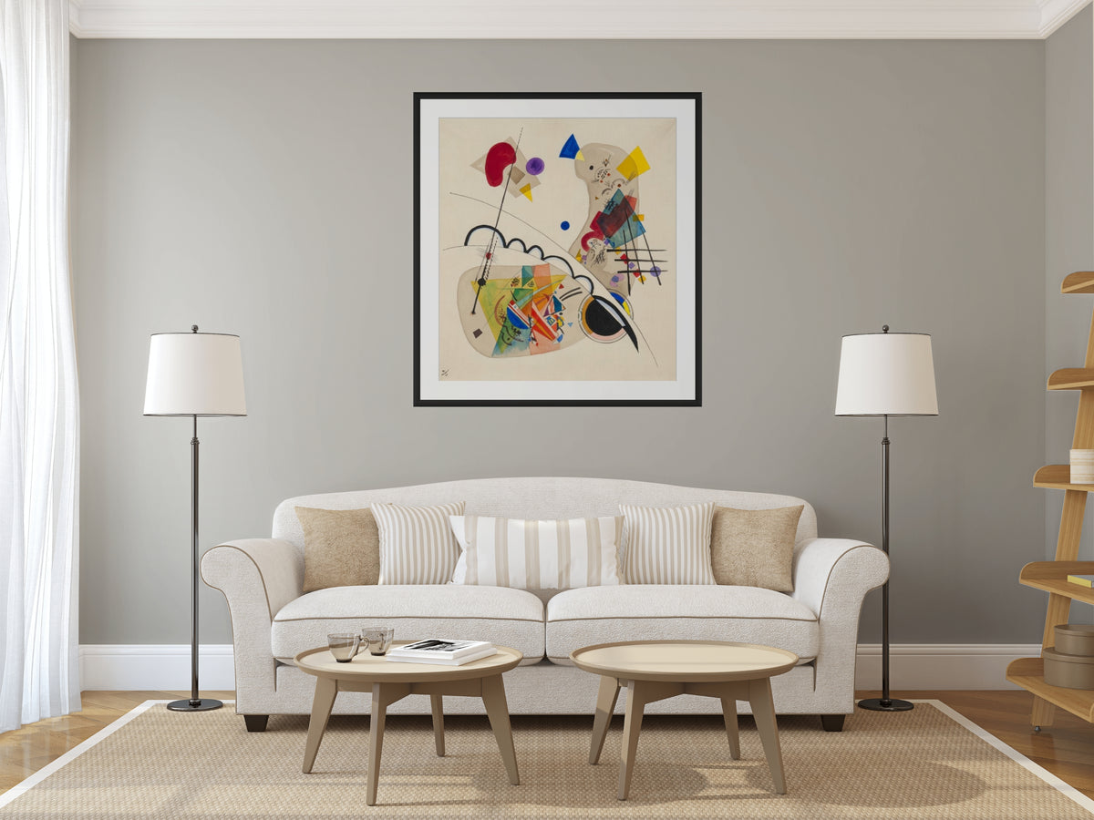 Dama con abanico - Wassily Kandinsky - Lienzo premium 430g (calidad de galeria)