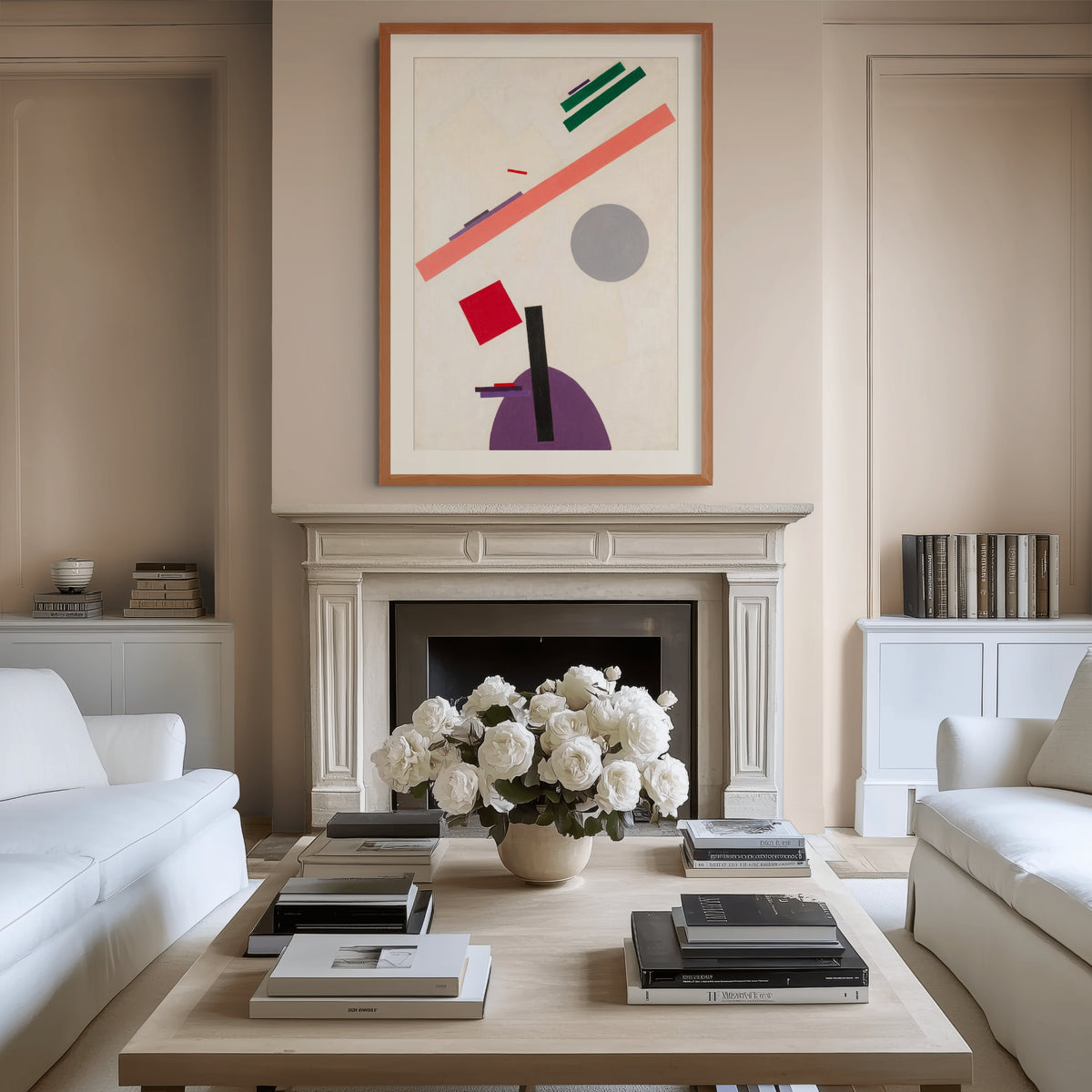 Pintura suprematista - Kazimir Malévich - Lienzo premium 430g (calidad de galeria)