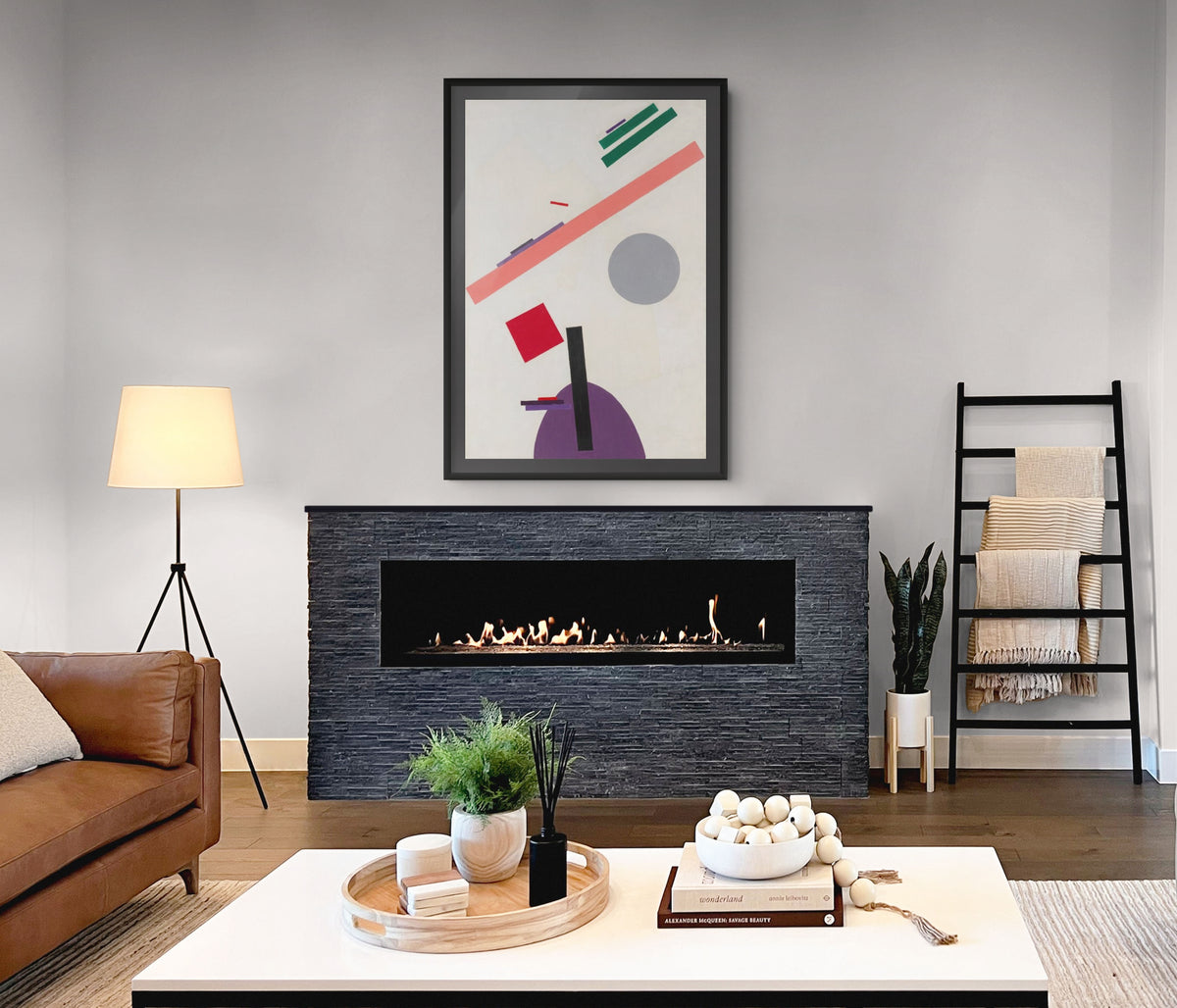 Pintura suprematista - Kazimir Malévich - Lienzo premium 430g (calidad de galeria)