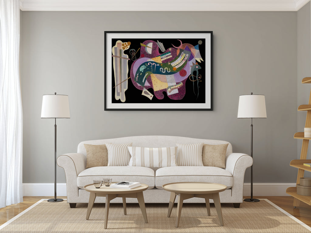Couple à cheval - Vassily Kandinsky - Toile premium 430g (qualité galerie)