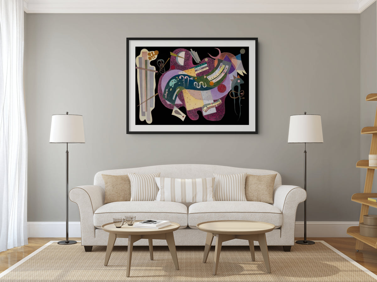 Couple à cheval - Vassily Kandinsky - Toile premium 430g (qualité galerie)