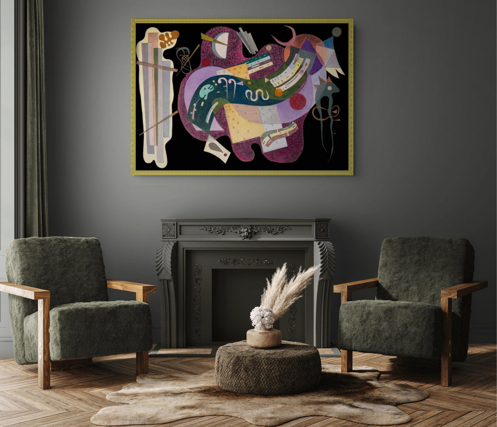 Couple à cheval - Vassily Kandinsky - Toile premium 430g (qualité galerie)