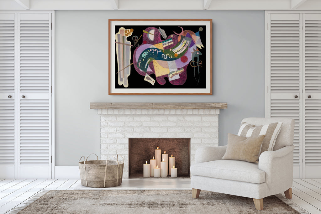 Couple à cheval - Vassily Kandinsky - Toile premium 430g (qualité galerie)