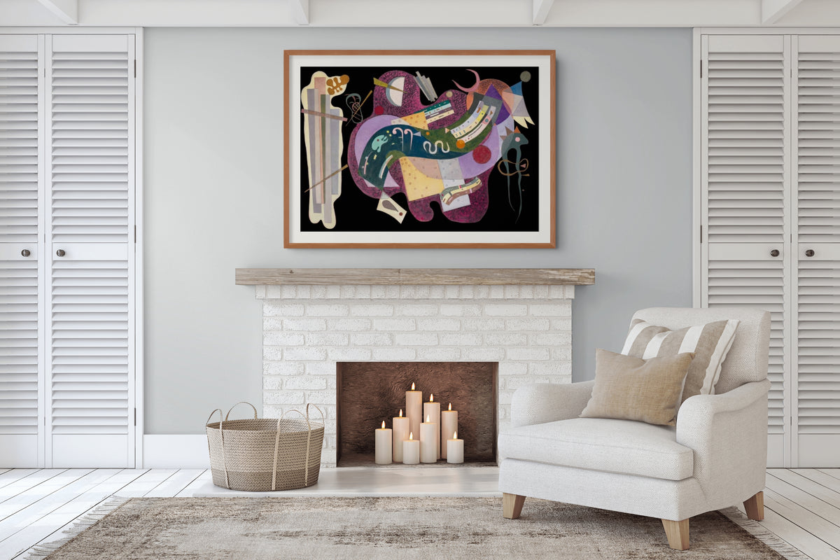 Couple à cheval - Vassily Kandinsky - Toile premium 430g (qualité galerie)