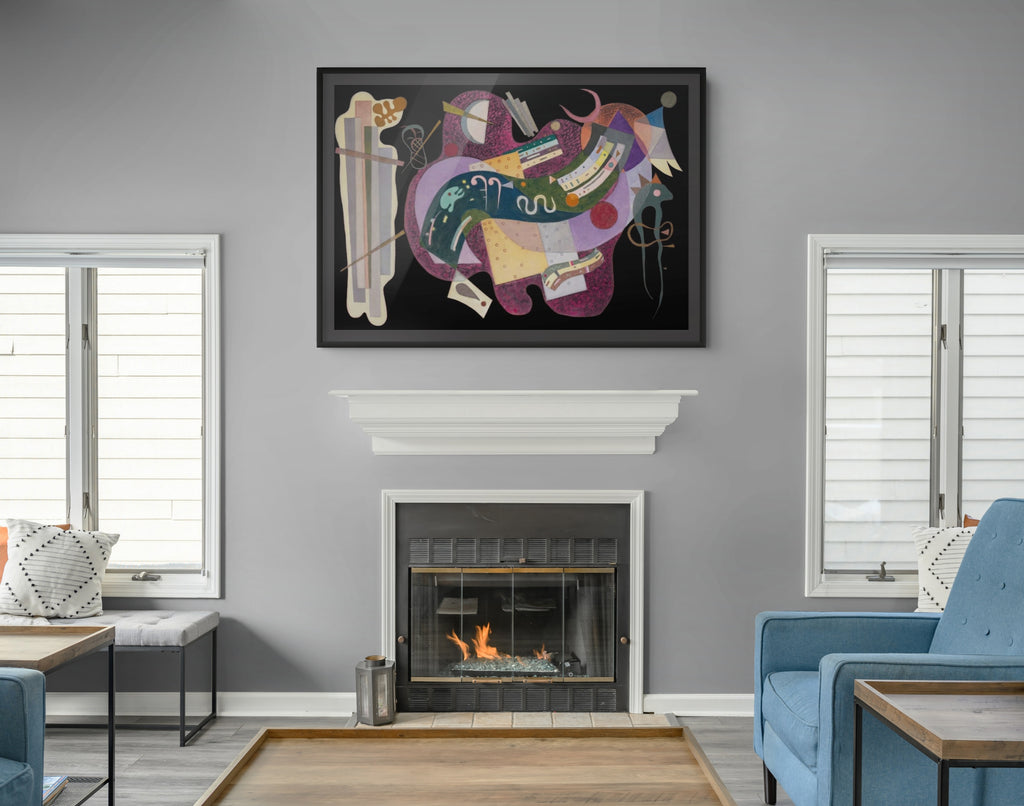 Couple à cheval - Vassily Kandinsky - Toile premium 430g (qualité galerie)