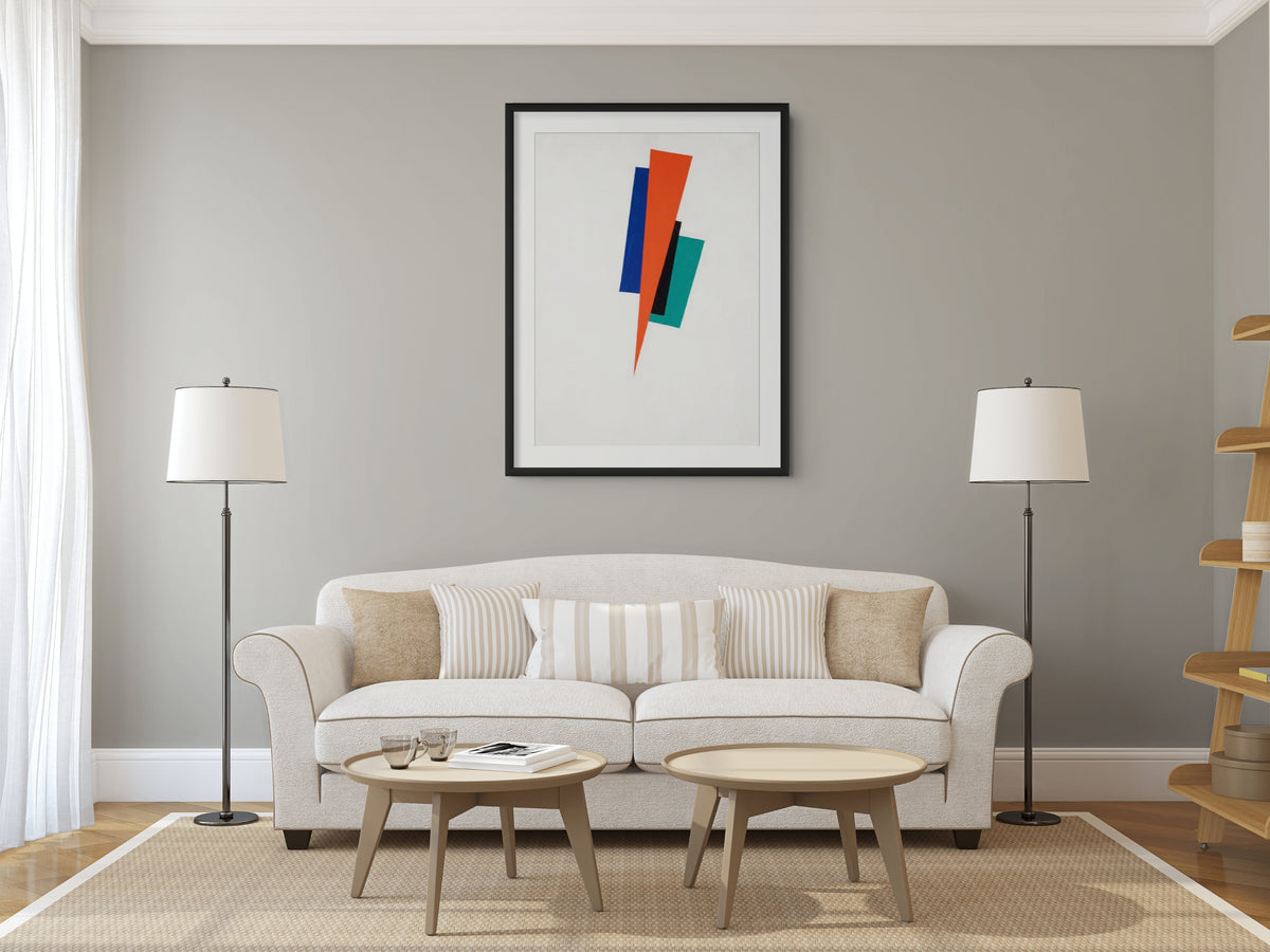 Composición magnética compacta - Kazimir Malévich - Lienzo premium 430g (calidad de galeria)
