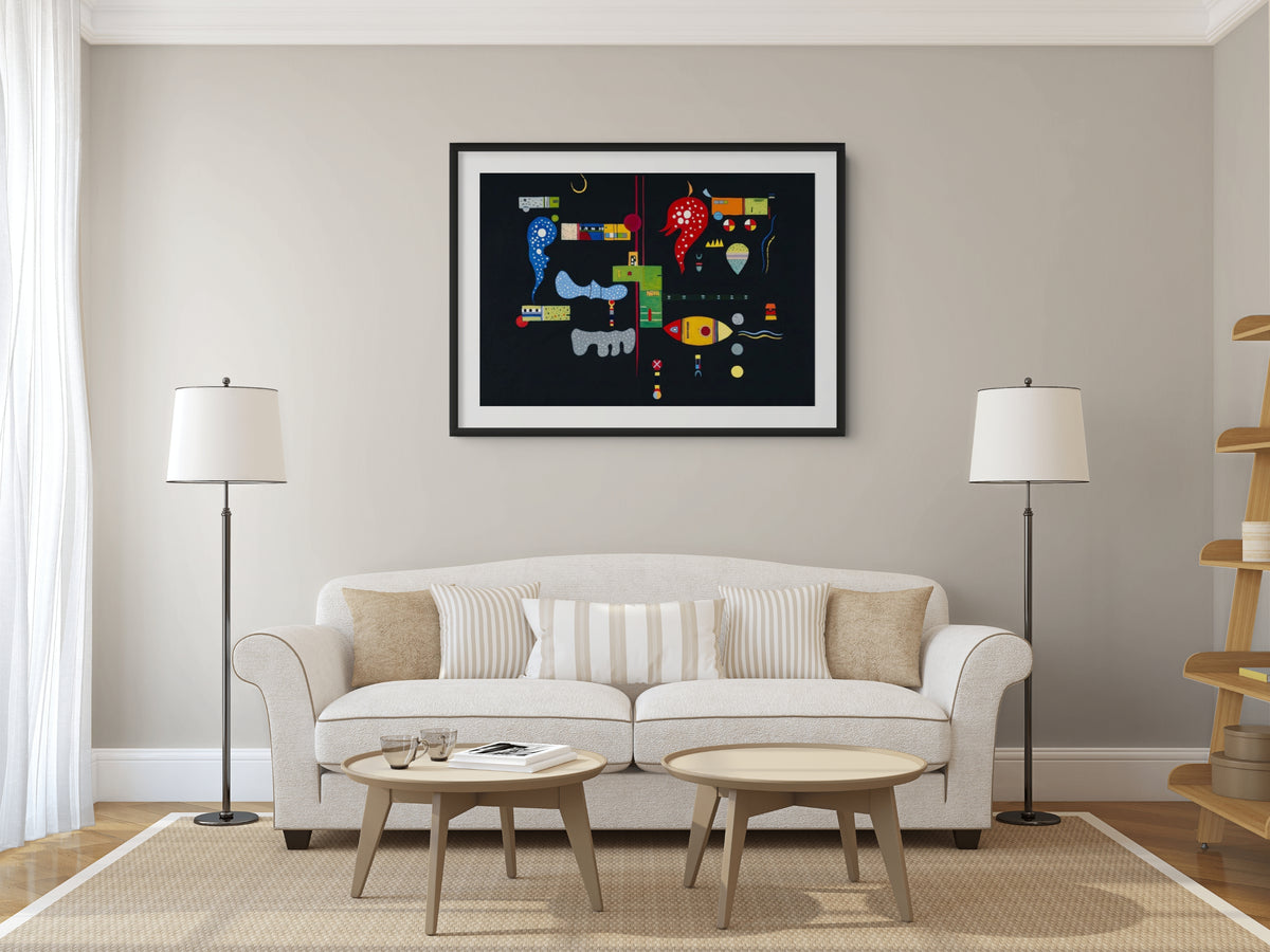 Couple on Horseback - Wassily Kandinsky - Premium 430g canvas (gallery quality)