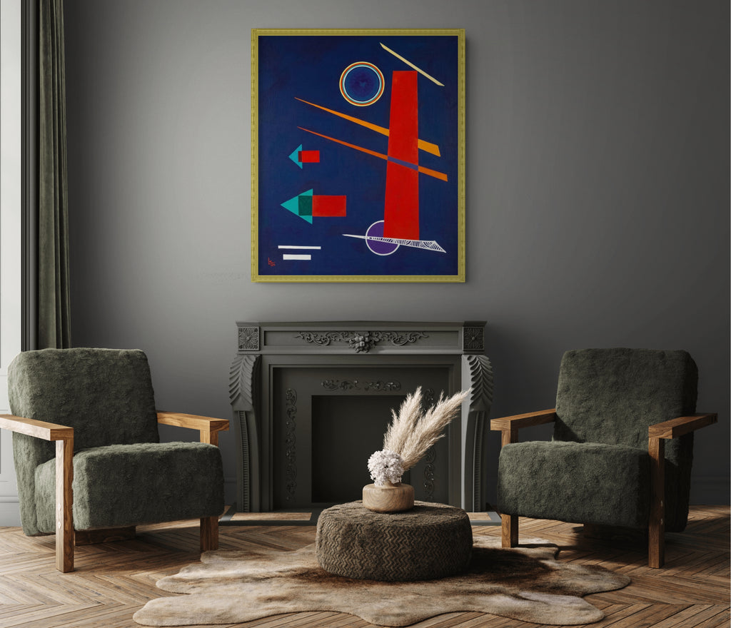 Rojo poderoso - Wassily Kandinsky - Lienzo premium 430g (calidad de galeria)